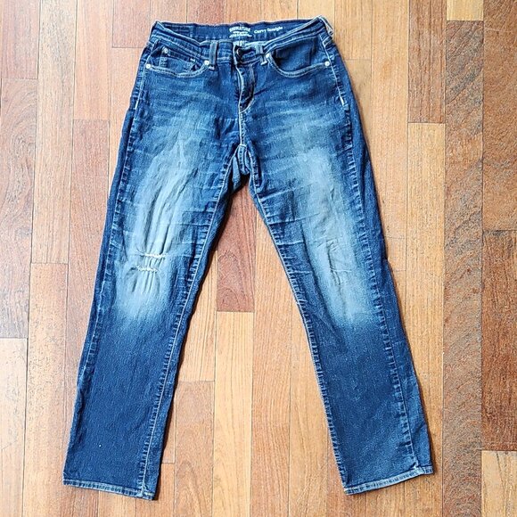 Signature by Levi Strauss Faded Wash Curvy Straight Jeans Size W29 L32 - Picture 5 of 16